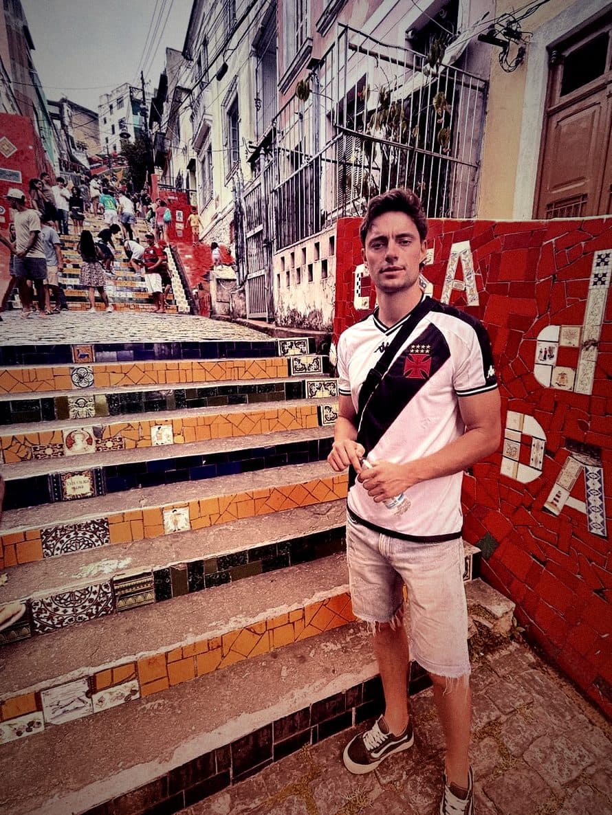 Pipo Konrad im Trikot von Vasco da Gama in Rio de Janeiro